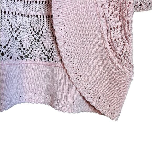 3 for $30! Say what‎ light pink shirt sleeve cardigan - Picture 9 of 10